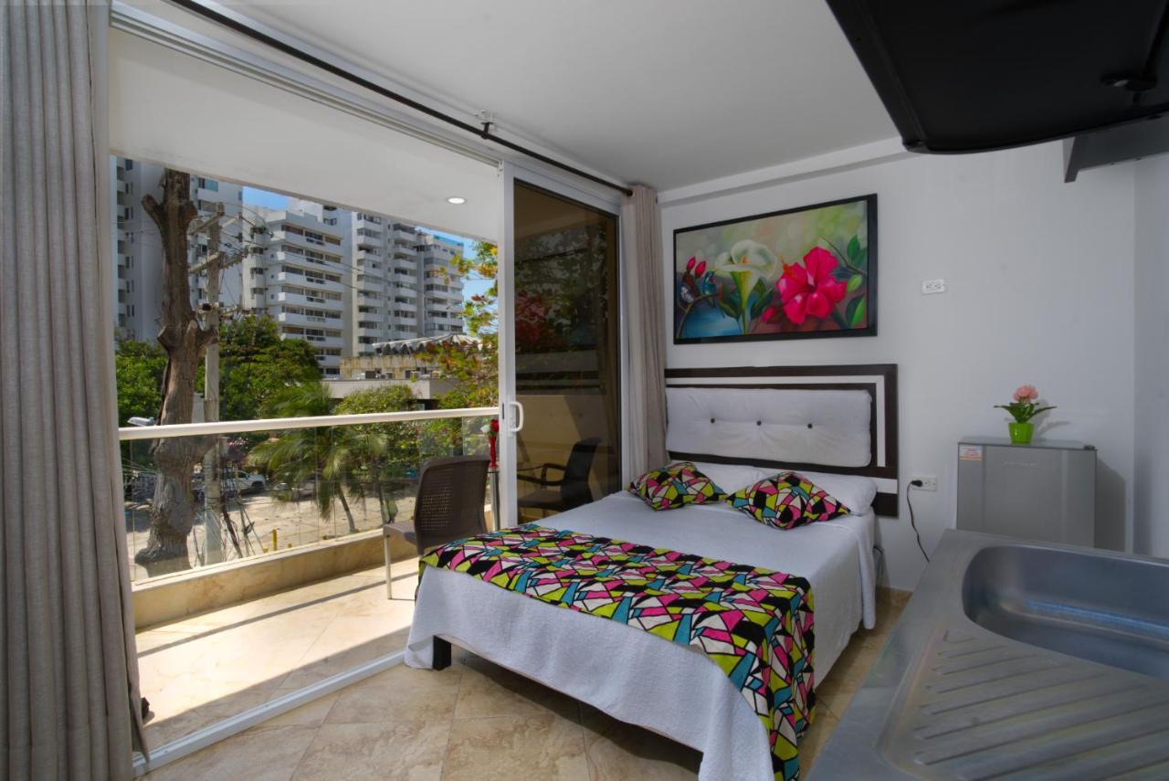 Hollywood Beach Suite Cartagena ภายนอก รูปภาพ
